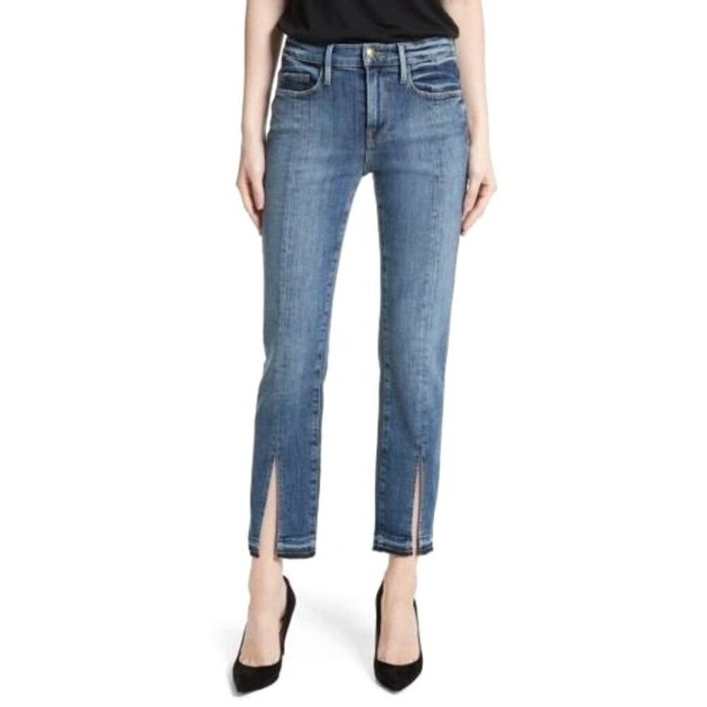 Frame Denim Le Nouveau Straight Split Hem Jeans Size 30